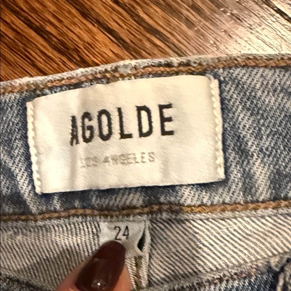 Agolde Frayed Hem Nico jeans - Picture 2 of 12